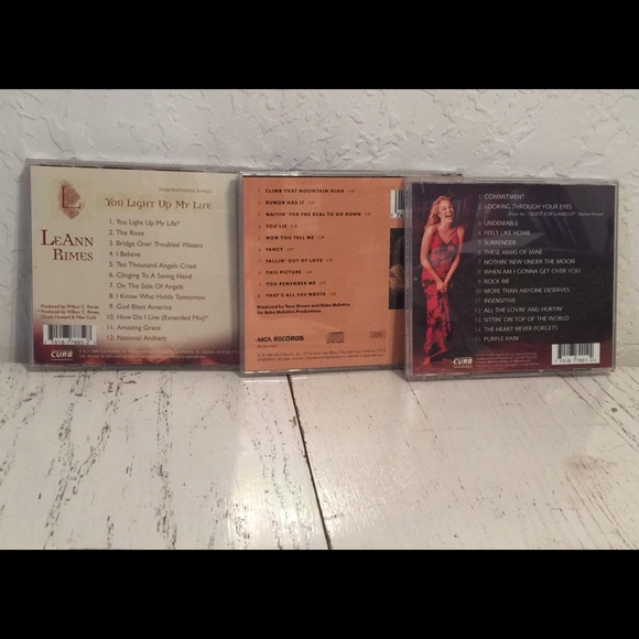 🌻4/$20🌻 Reba McEntire LeAnn Rimes CD Bundle - Picture 2 of 8